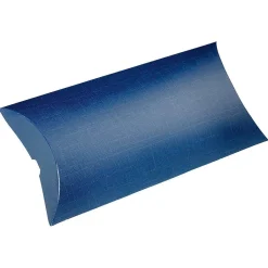 New DecoWoerner Kissenschachtel 24 Cm Lang, 10 Stück, blau