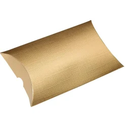 Outlet DecoWoerner Kissenschachtel 17 Cm Lang, 10 Stück, gold