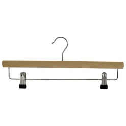 Discount DecoWoerner Klammerbügel Aus Holz 40 Cm, 1 Karton à 25 Stück Naturholz