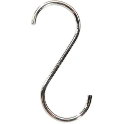 Sale DecoWoerner Kleiderhaken S-Form, 12 Cm Lang silber