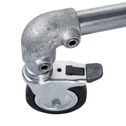 Best DecoWoerner Kleiderständer FACTORY Mit Abstufung 150 Cm silber