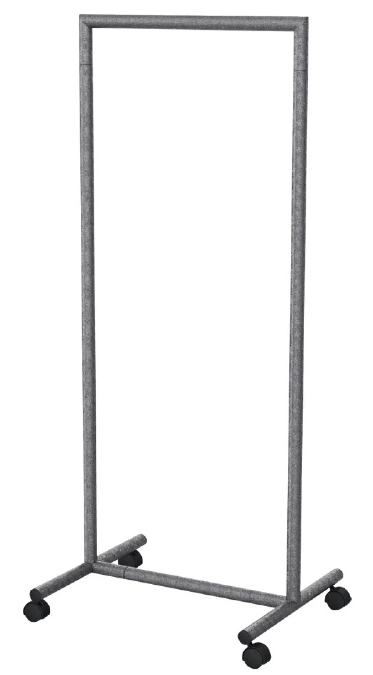 Clearance DecoWoerner Kleiderständer Mit Rollen 60 X 153 Cm Grau