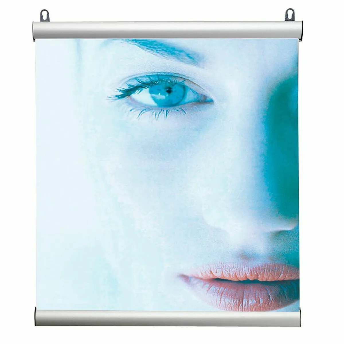 New DecoWoerner Klemmleiste 100 Cm Lang silber
