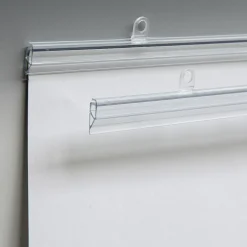 Best DecoWoerner Klemmleisten-Set, Klar, 140 Cm Lang transparent