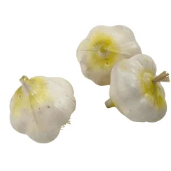 Outlet DecoWoerner Knoblauch Lebensmittel-Attrappe weiß