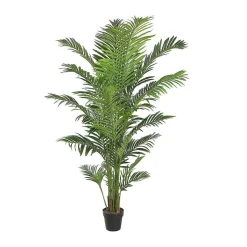 Best DecoWoerner Künstliche Areca Palme 190 Cm grün