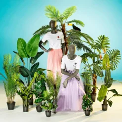 Outlet DecoWoerner Künstliche Areca Palme 180 Cm grün