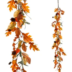 Discount DecoWoerner Künstliche Beeren-Herbst-Ranke 15 X 145 Cm orange