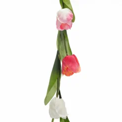 Sale DecoWoerner Künstliche Bunte Tulpenranke 180 Cm mehrfarbig