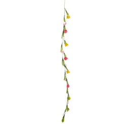 Sale DecoWoerner Künstliche Bunte Tulpenranke 180 Cm mehrfarbig