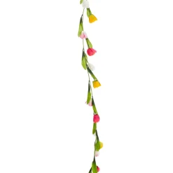 Sale DecoWoerner Künstliche Bunte Tulpenranke 180 Cm mehrfarbig