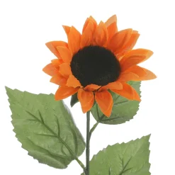 Clearance DecoWoerner Künstliche Deko-Sonnenblume 68 Cm orange
