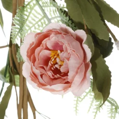 Online DecoWoerner Künstliche Eukalyptus-Rosen-Girlande 183 Cm rosa
