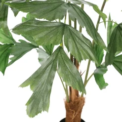 New DecoWoerner Künstliche Fischschwanz-Palme Fishtail-Kunstpflanze 135 Cm grün