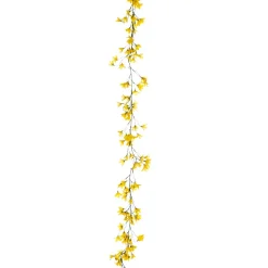 DecoWoerner Künstliche Forsythien Girlande 180 Cm gelb