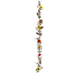 Outlet DecoWoerner Künstliche Gerbera-Ranke, 180 Cm mehrfarbig