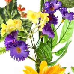 Outlet DecoWoerner Künstliche Gerbera-Ranke, 180 Cm mehrfarbig