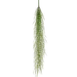 DecoWoerner Künstliche Grasranke Schwer Entflammbar B1, 166 Cm grün
