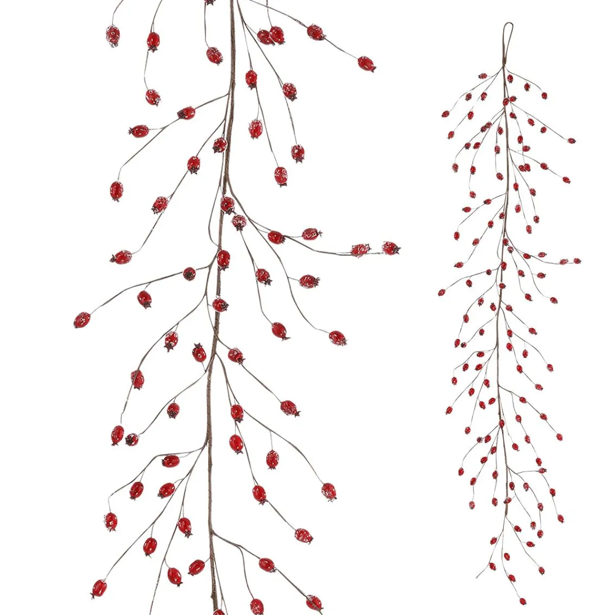 Hot DecoWoerner Künstliche Hagebutte-Ranke 150x15 Cm rot