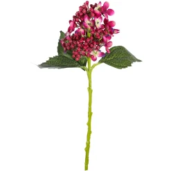 Sale DecoWoerner Künstliche Hortensien Blumen , 39 Cm, 2 Stück rot