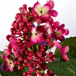 Sale DecoWoerner Künstliche Hortensien Blumen , 39 Cm, 2 Stück rot