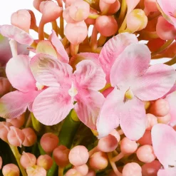 Hot DecoWoerner Künstliche Hortensien-Blumen , 39 Cm, 2 Stück rosa