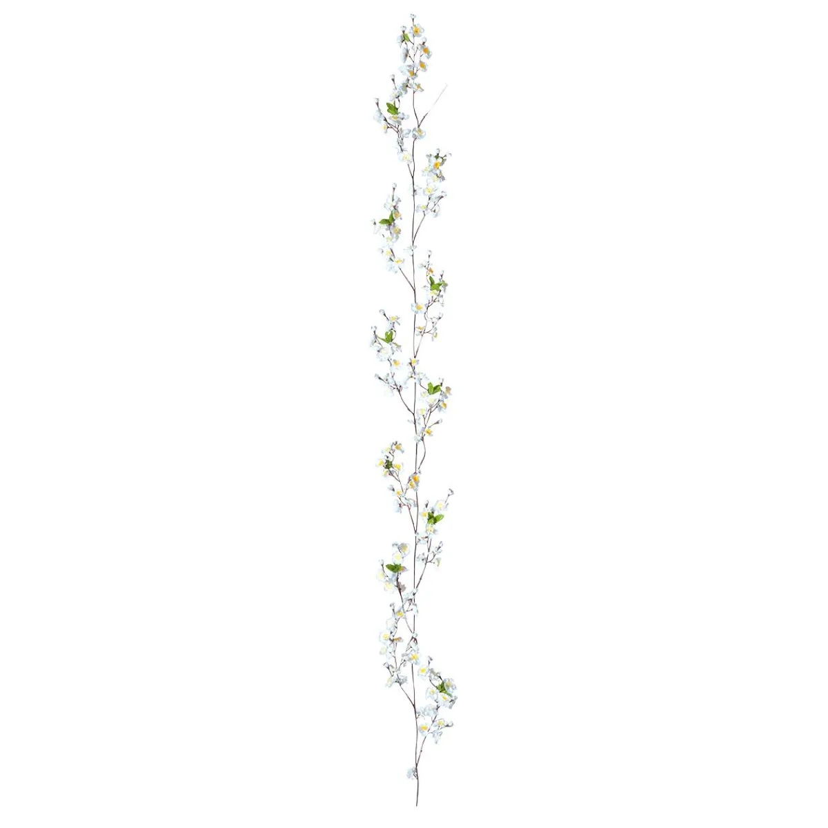 Best DecoWoerner Künstliche Kirschblüten-Ranke, 180 Cm weiß