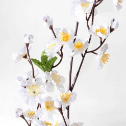 Best DecoWoerner Künstliche Kirschblüten-Ranke, 180 Cm weiß