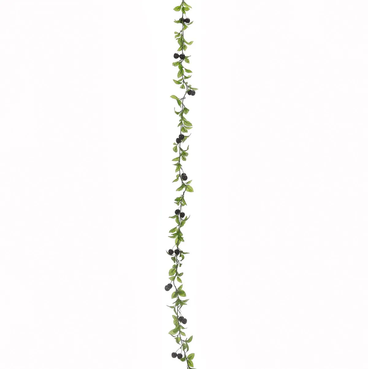DecoWoerner Künstliche Kirsch-Ranke 180 Cm rot