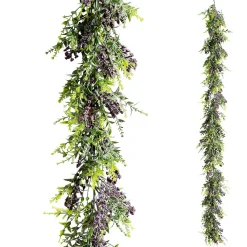 New DecoWoerner Künstliche Lavendel-Ranke, 135 Cm Lang violett