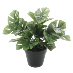 Sale DecoWoerner Künstliche Monstera Pflanze Im Topf 30 Cm grün