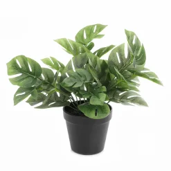 Sale DecoWoerner Künstliche Monstera Pflanze Im Topf 30 Cm grün