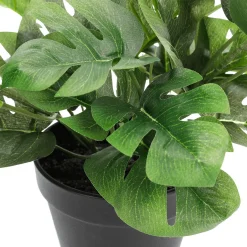 Sale DecoWoerner Künstliche Monstera Pflanze Im Topf 30 Cm grün