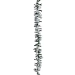 New DecoWoerner Künstliche PE Tannengirlande, Beschneit, 270 Cm grün