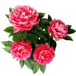 Best DecoWoerner Künstliche Pfingstrose Im Topf rosa