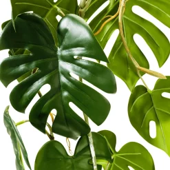 Outlet DecoWoerner Künstliche Philodendron-Girlande grün