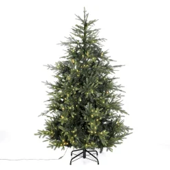 Outlet DecoWoerner Künstliche Rottanne Mit LED 210 Cm grün