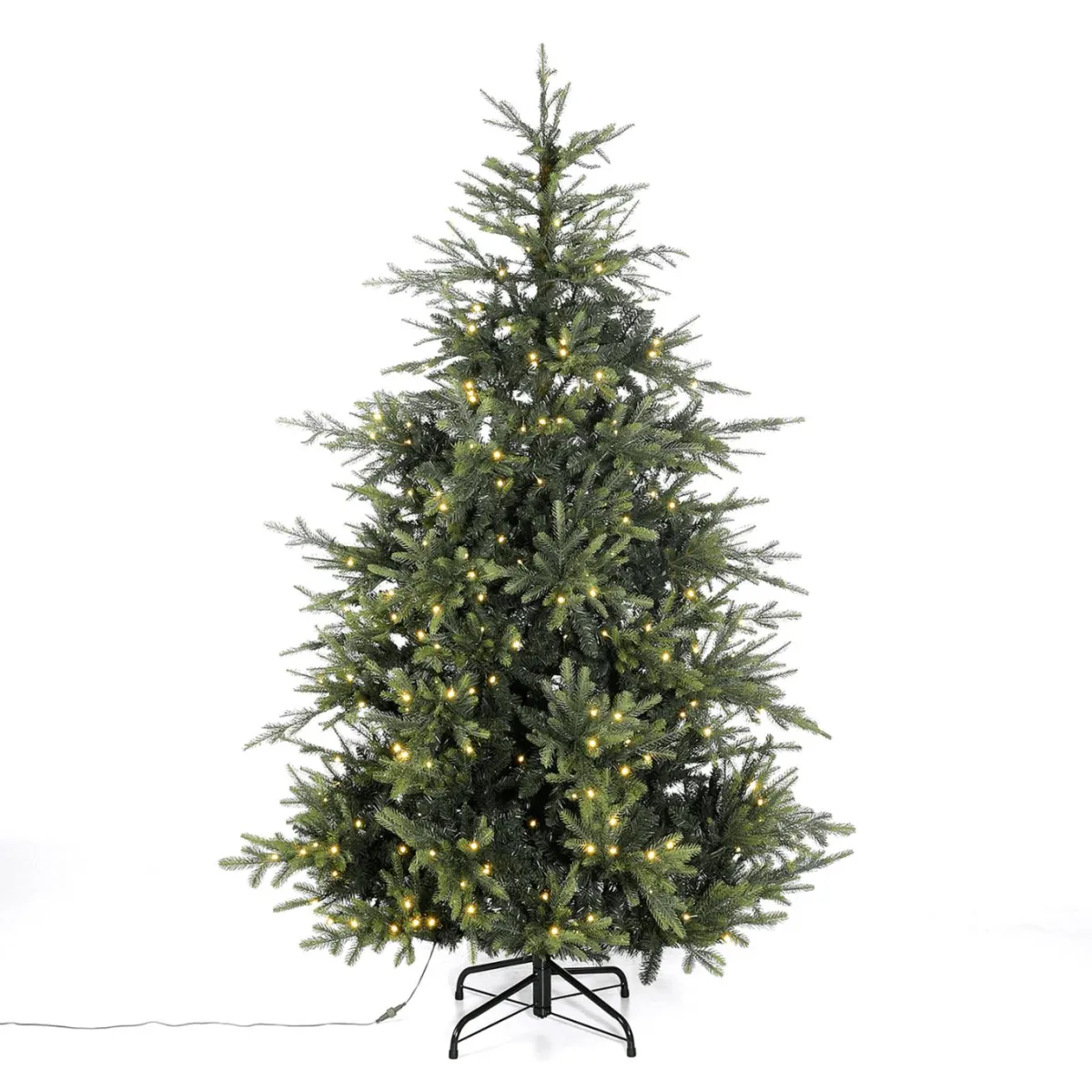 Outlet DecoWoerner Künstliche Rottanne Mit LED 210 Cm grün