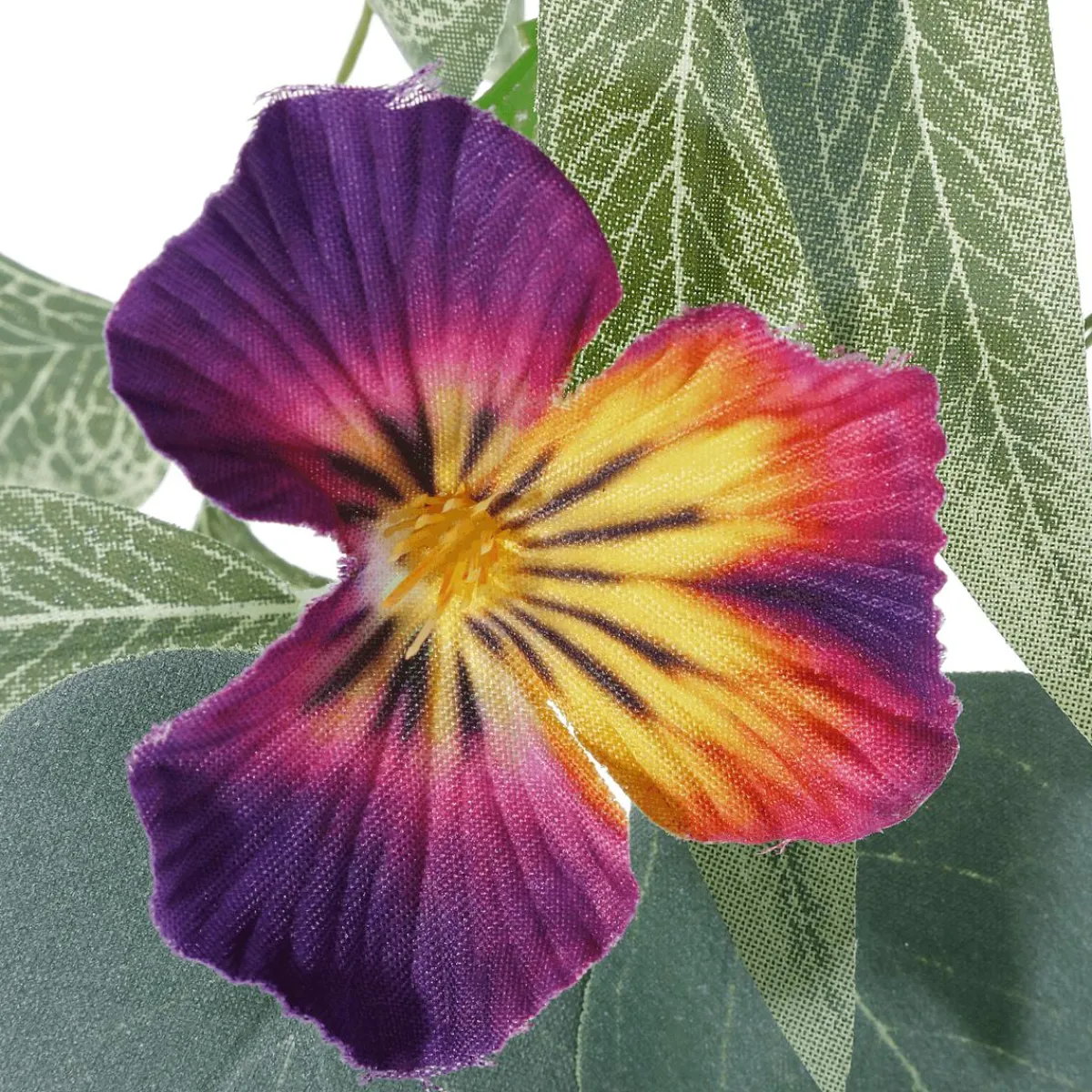 Outlet DecoWoerner Künstliche Stiefmütterchen-Girlande Blumen-Ranke Bunt 155 Cm mehrfarbig