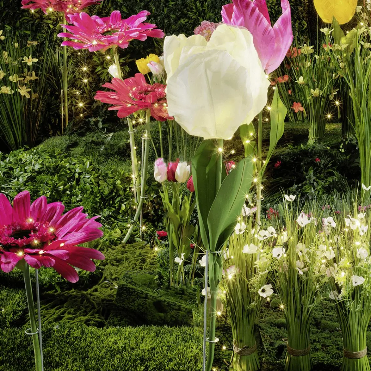 Outlet DecoWoerner Künstliche XXL Tulpe, 140 Cm, gelb