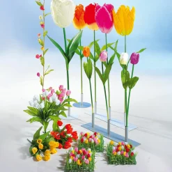 Clearance DecoWoerner Künstliche XXL Tulpe, 135 Cm, rot