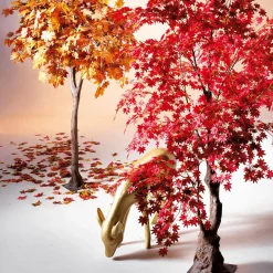 Sale DecoWoerner Künstlicher Ahorn Herbstbaum, 240 Cm rot