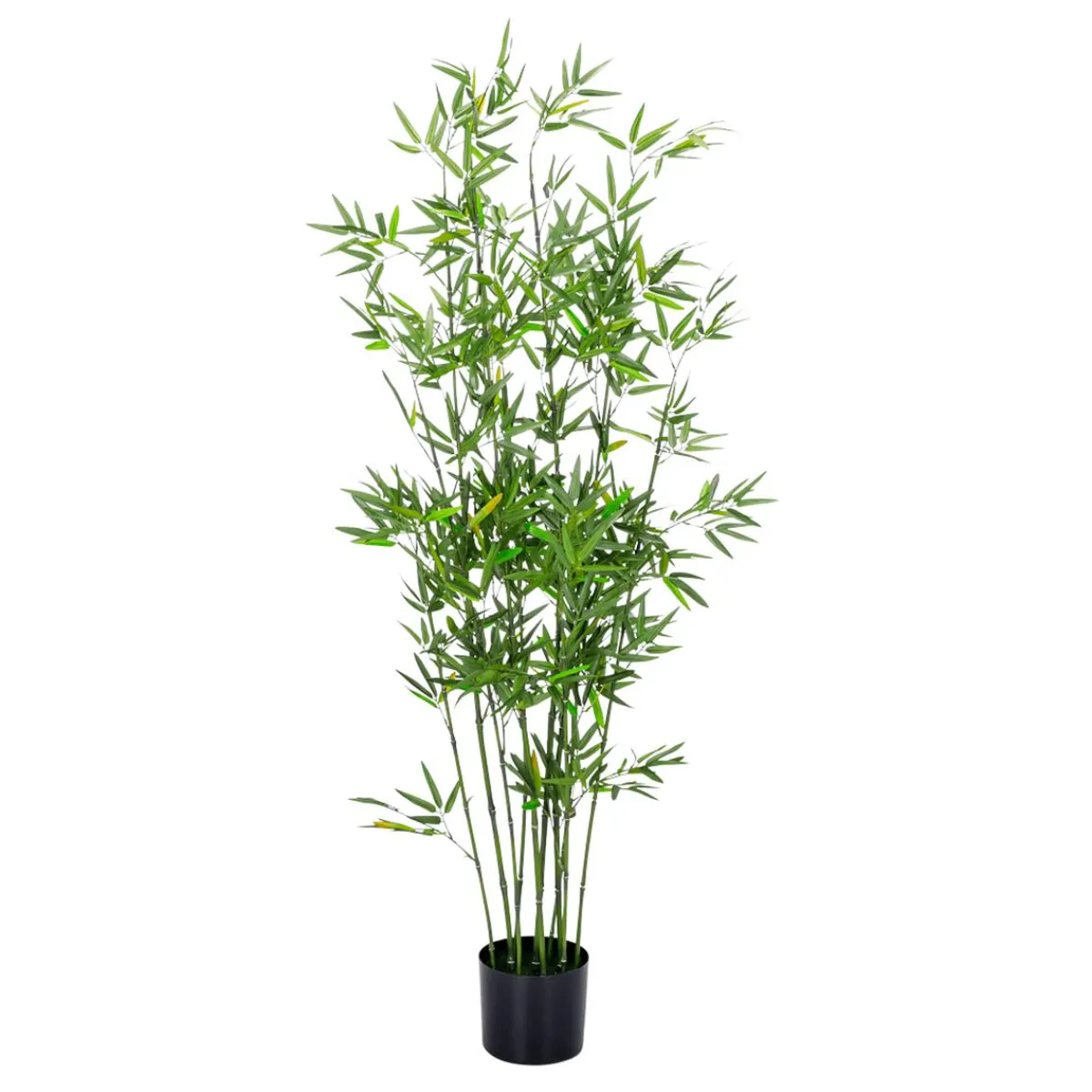 Best DecoWoerner Künstlicher Bambus Im Topf, 150 Cm grün