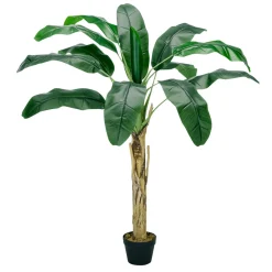 New DecoWoerner Künstlicher Bananen-Baum Im Topf 150 Cm grün