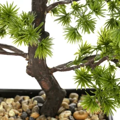 Discount DecoWoerner Künstlicher Bonsai Kiefernadeln Eingetopft 34 Cm grün
