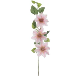 Clearance DecoWoerner Künstlicher Clematis-Zweig , 80 Cm rosa