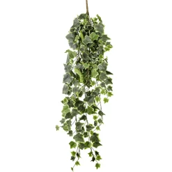 New DecoWoerner Künstlicher Deko Efeuhänger 86 Cm, B1 grün