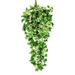 Sale DecoWoerner Künstlicher Efeubusch -weiß 60 Cm grün