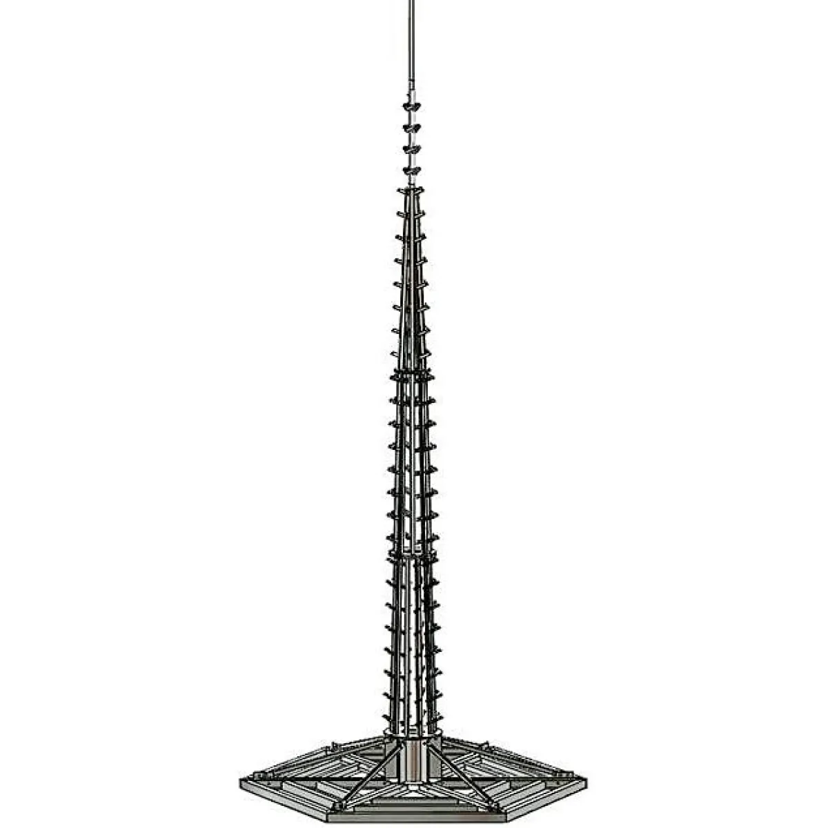 Online DecoWoerner Künstlicher Gigant-Weihnachtsbaum "Deluxe" grün