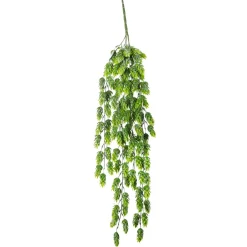 Clearance DecoWoerner Künstlicher Hopfenhänger 75 Cm grün